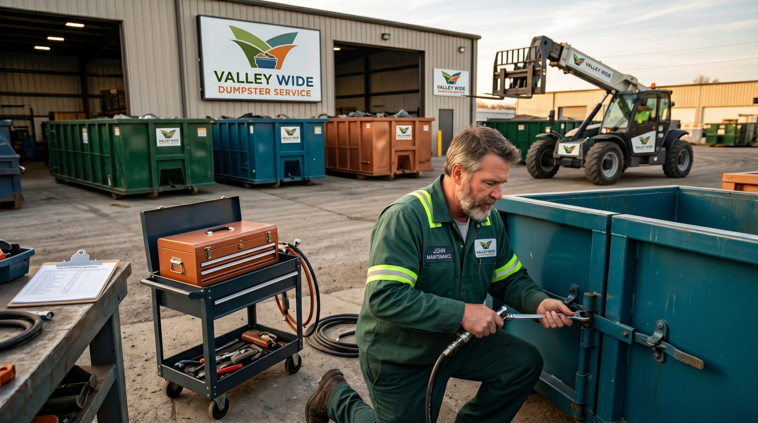 John Maintenance working at depot
